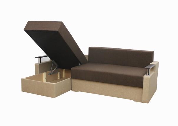 Диван угловой Микс с подушками и нишей для белья 230х140 Светло-коричневый (1950902796) - фото 2 Диван угловой Микс с подушками и нишей для белья 230х140 Светло-коричневый (1950902796) - фото 2