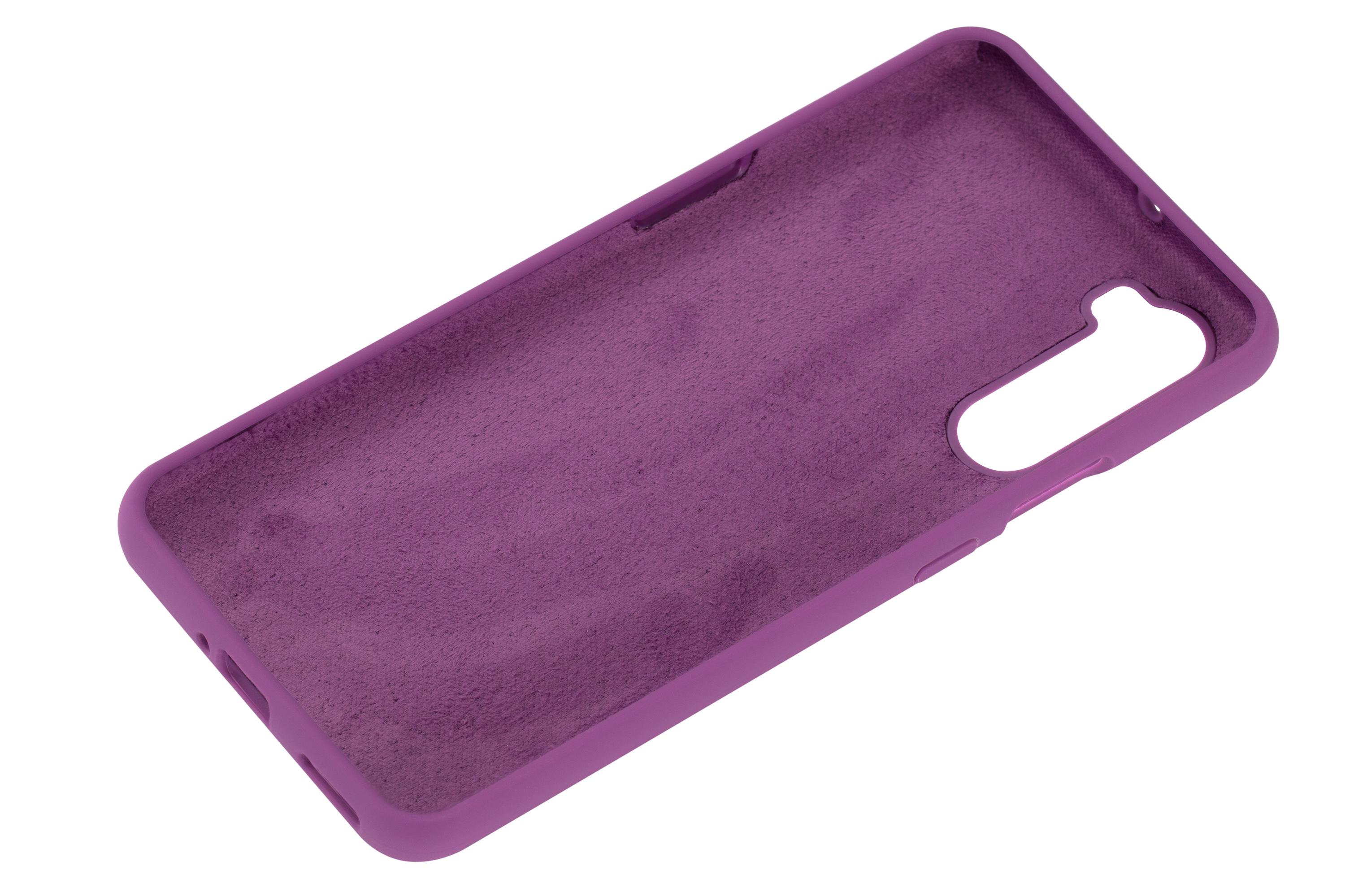 Чохол-бампер для телефону 2E Basic Liquid Silicone OnePlus Nord Purple (2E-OP-NORD-OCLS-PR) - фото 2