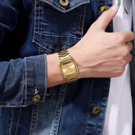 Наручные часы Skmei 2258GD Gold - фото 3 Наручные часы Skmei 2258GD Gold - фото 3