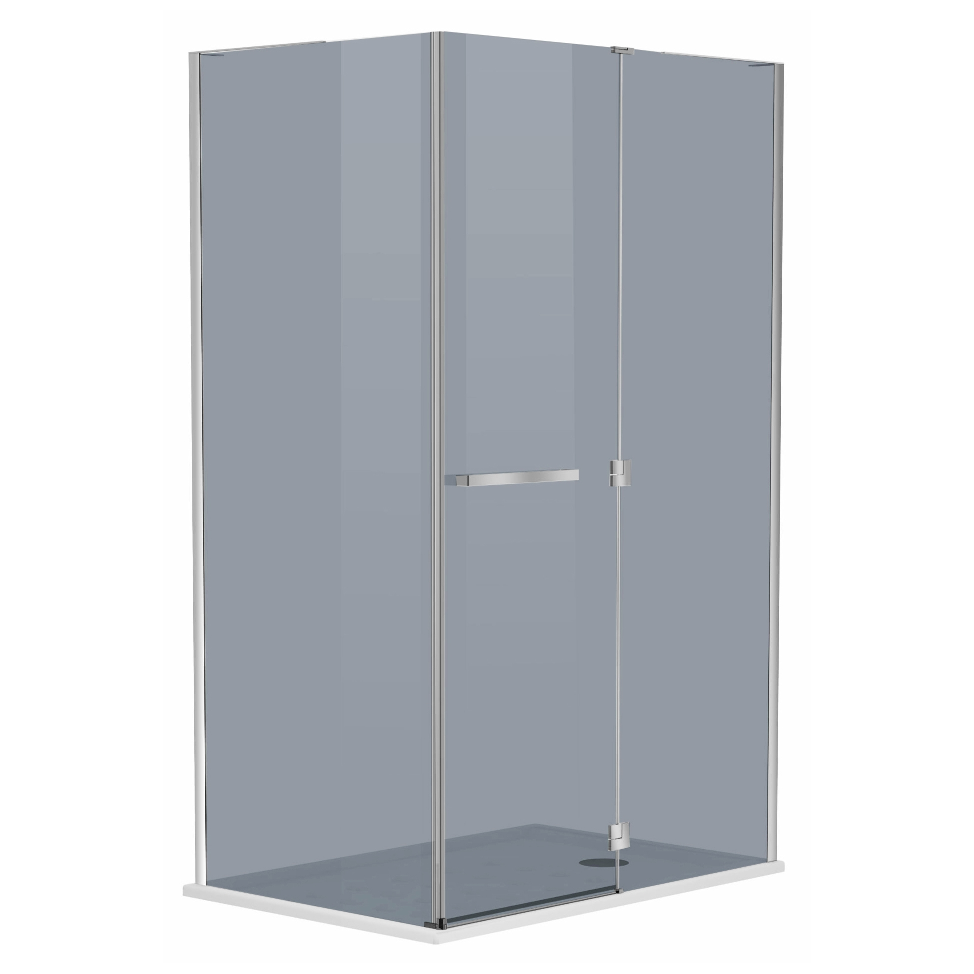 Душевая кабина Eger Megerka 599-330/1R прямоугольная стекло тонированное 1900х1200х6 мм (ANT-59773)