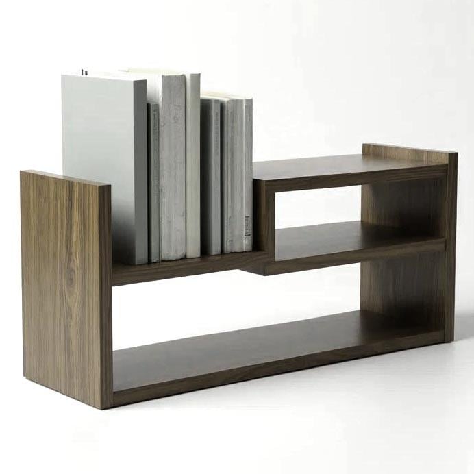 Полка книжная настольная из дерева Ромер Палисандр (КПА-027702)