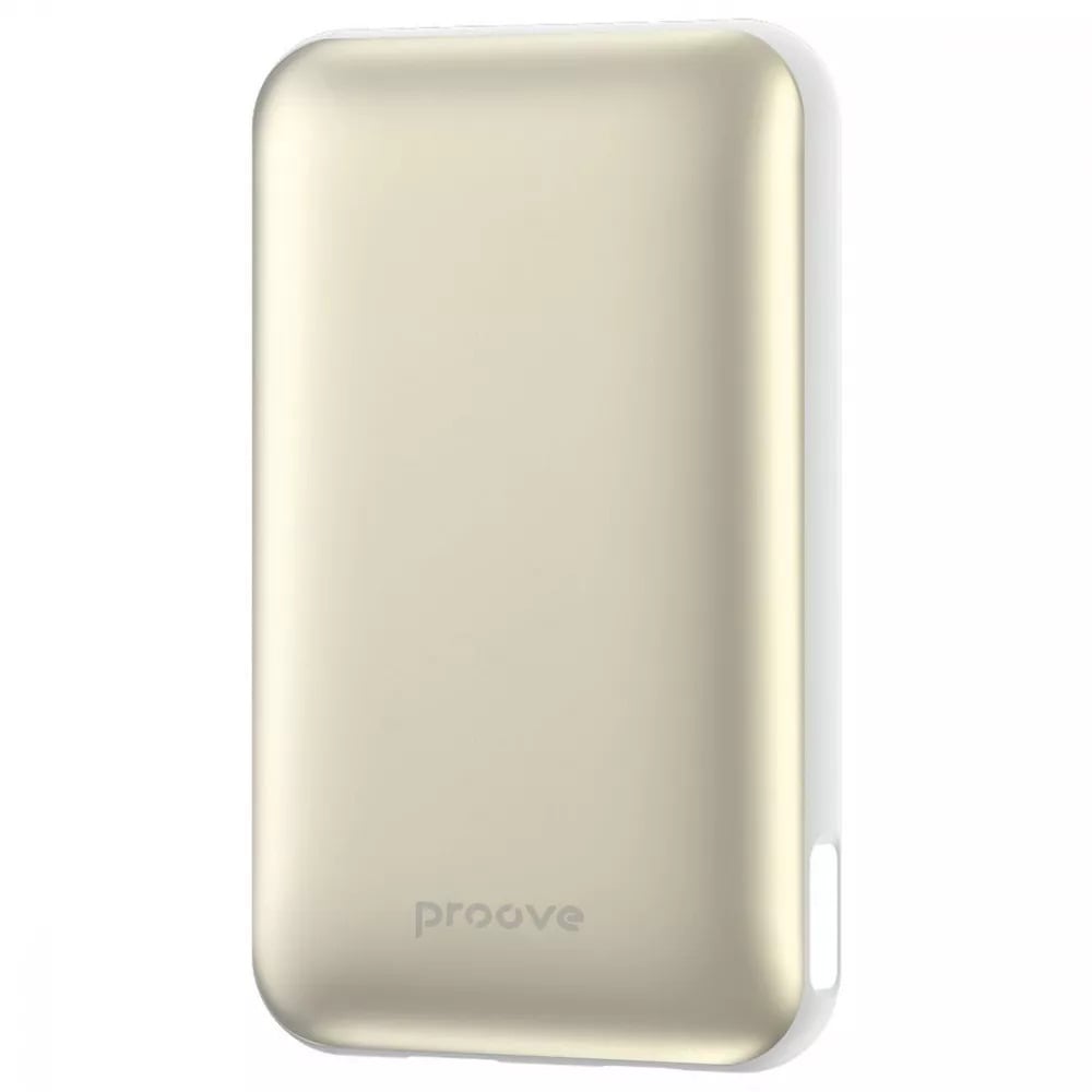 Повербанк Proove Vibe Energy Plus 22,5 Вт 10000 mAh Type-C USB White/Gold (PBVE15012202)