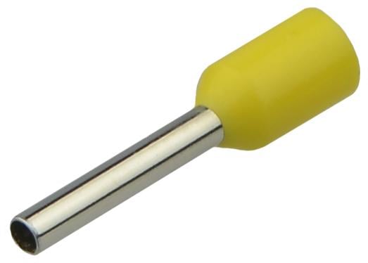 Наконечник изолированный АСКО-Укрем НТ 1,0-10 1 мм2 гильза 10 мм 100 шт. Желтый (A0060010019)