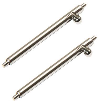 Заколки для часовых ремешков 22 мм Серебристый (f5a4b2e1)