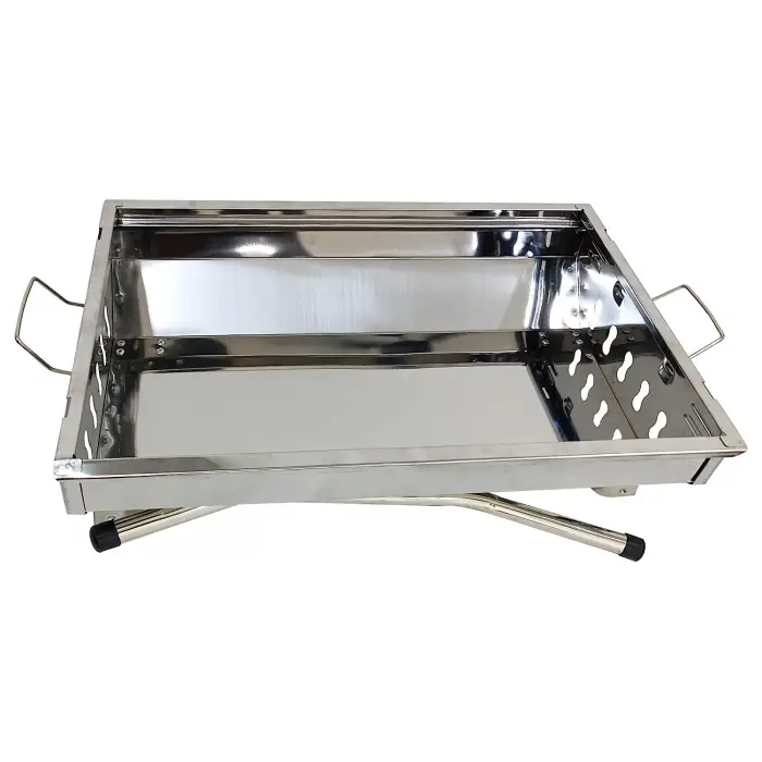 Мангал переносной Barbecue Tray 883 складной 73х35х19 см (01496) - фото 3