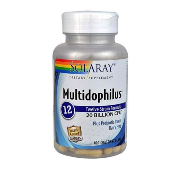 Пробіотик Solaray Multidophilus 12 20 Billion CFU 100 Veg Caps (SOR-49300)