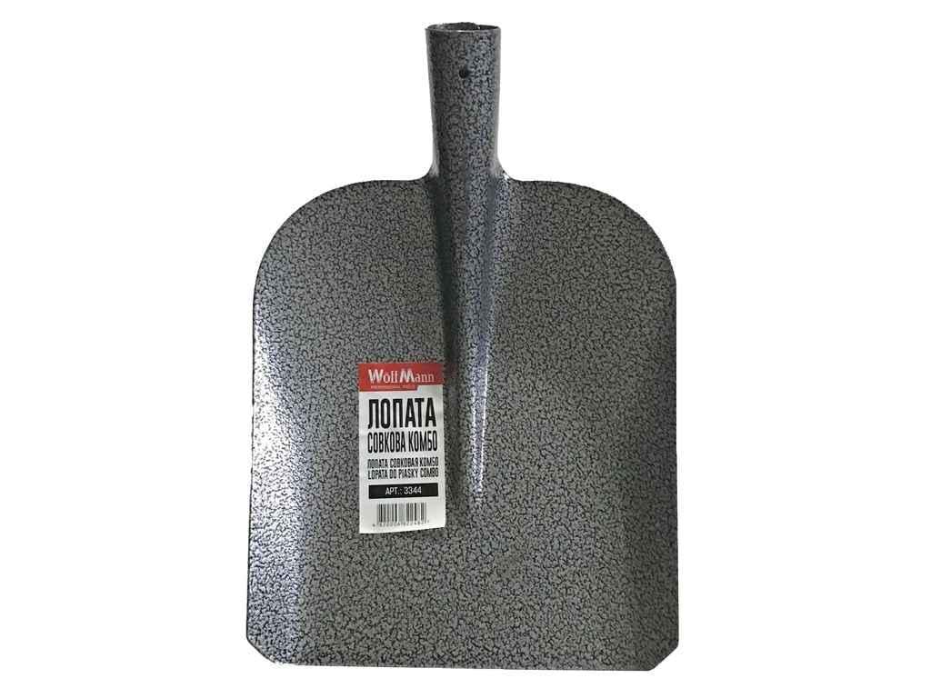 Лопата совковая WoffMann стальная комбо (3344)