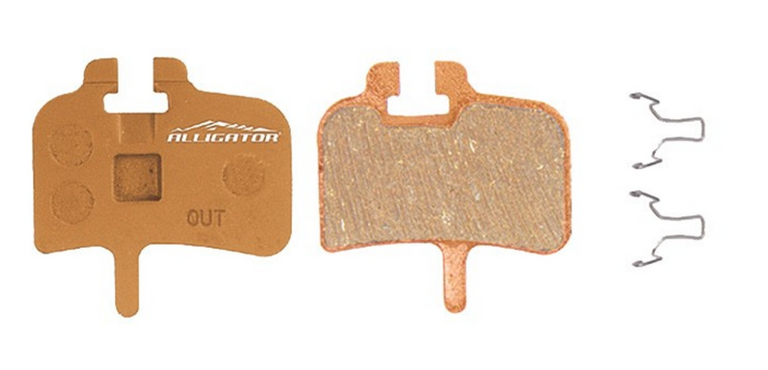 Колодки гальмівні Alligator HK-VX010-DIY+ для Hayes MX1/HFX9 органіка та 2 пружинки (HK-VX010-DIY+)