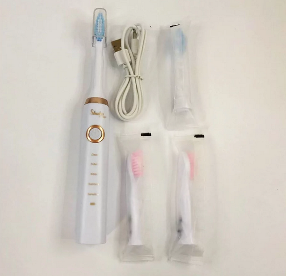 Щетка для зубов с 3 насадками Белый (21577796) - фото 9 Щетка для зубов с 3 насадками Белый (21577796) - фото 9