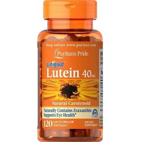 Лютеїн Puritan's Pride Lutein 40 мг with Zeaxanthin 120 Softgels