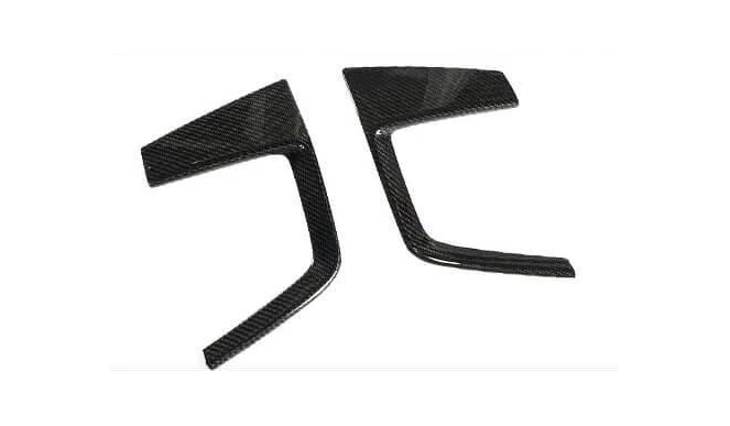 Накладки на противотуманные фары V3 для S-Line SD 2015-2019 DDCarbon для Audi A4 B9 2015-2024 гг. карбон (133037)