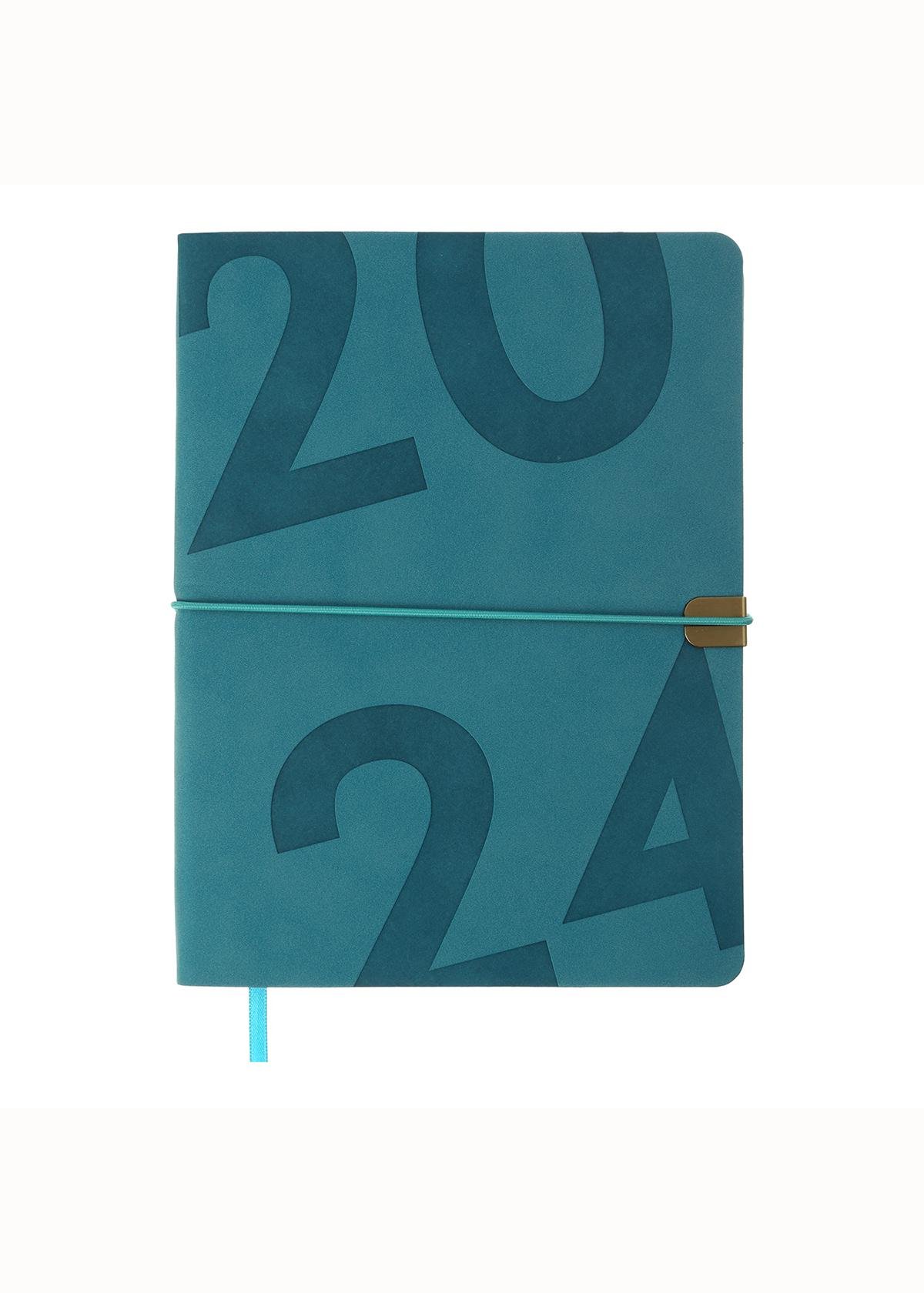 Щоденник Buromax 2024 A5 Best датований Бірюзовий (BM.2126-06)