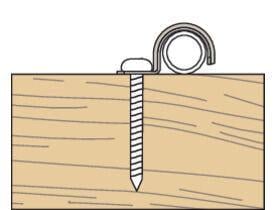 Скоба металева подвійна BSMZ 24 - фото 3 Скоба металева подвійна BSMZ 24 - фото 3