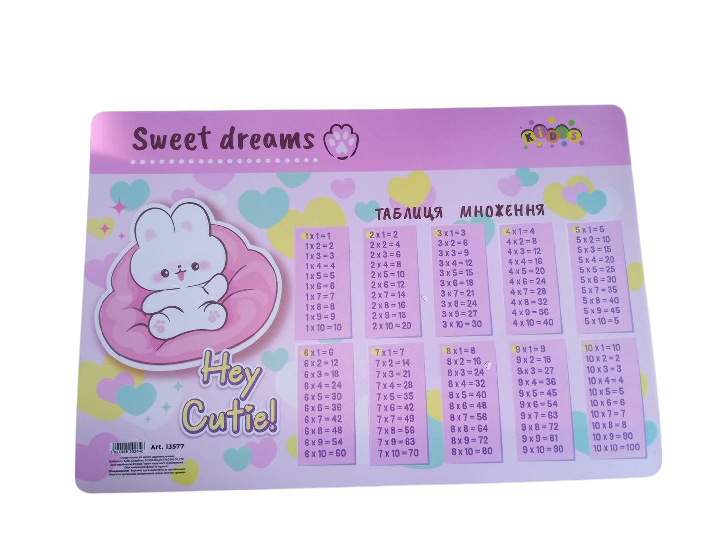 Килимок для дитячої творчості Рожевий (28834357)