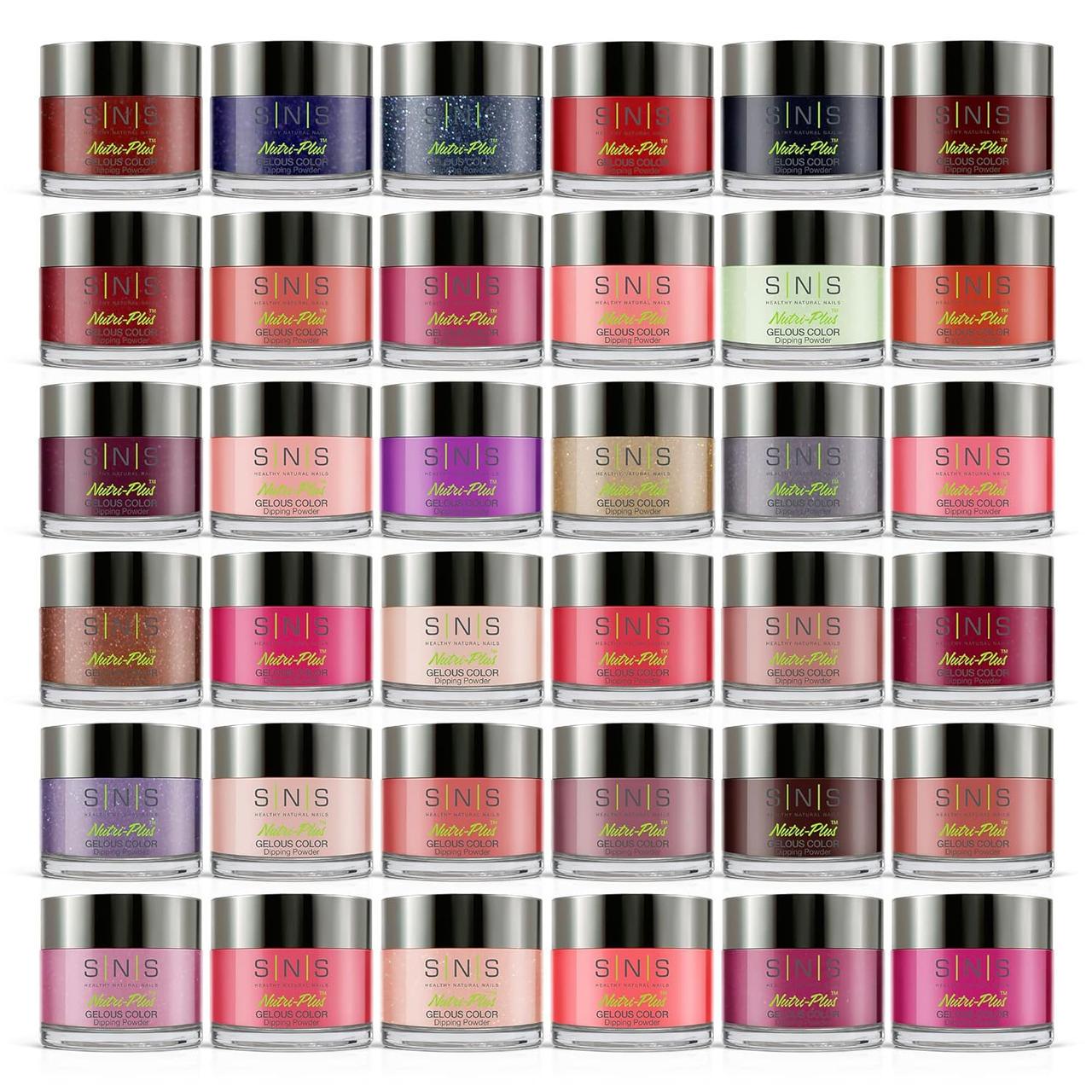 Набір пудри для нігтів SNS Nails Autumn Master 36 пр.