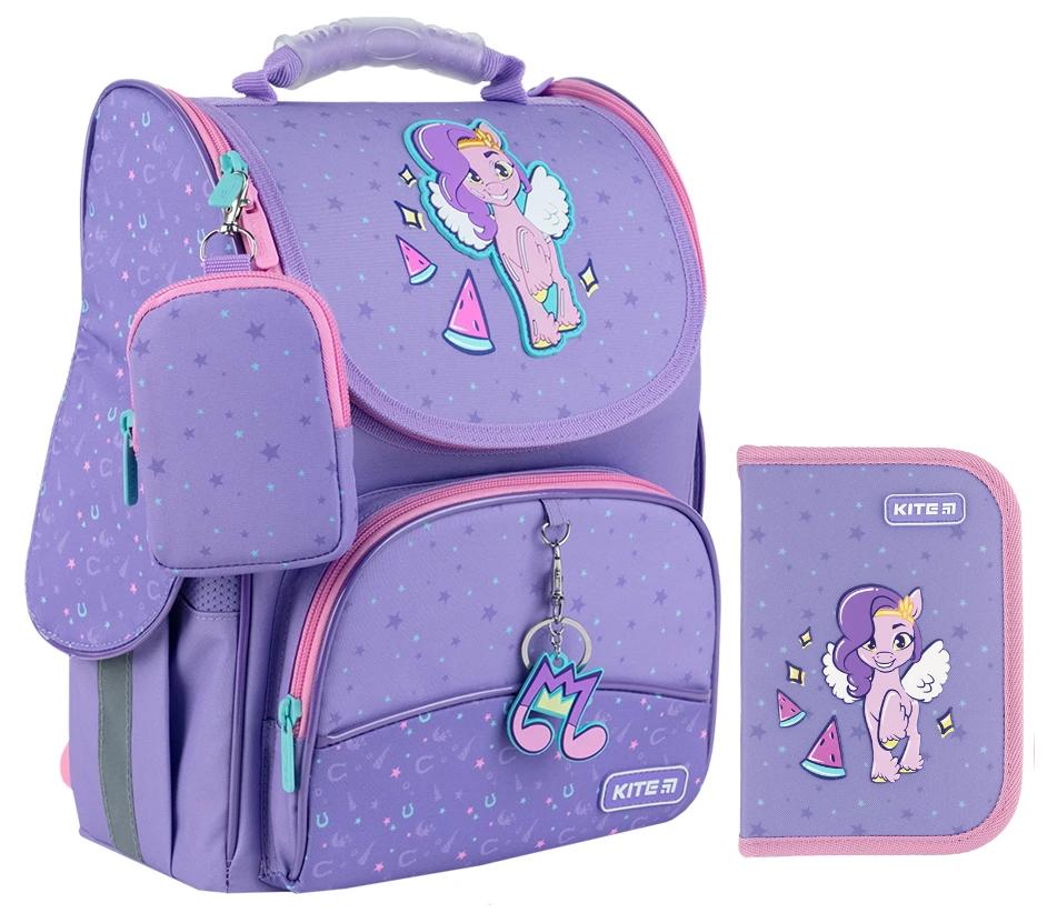 Рюкзак шкільний Kite Education My Little Pony каркасний з пеналом (202771)