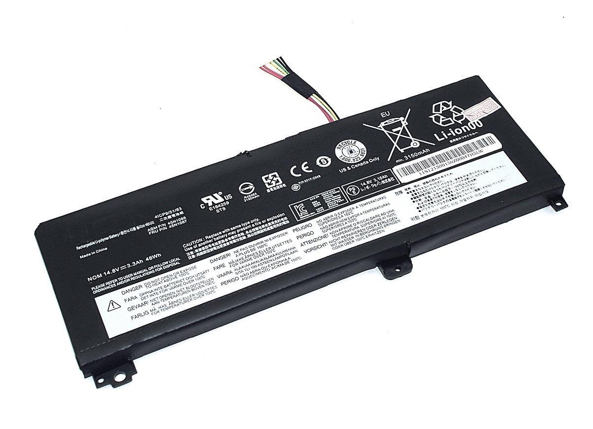 Аккумулятор для ноутбука Lenovo 45N1086 ThinkPad Edge S420 14,8 V 3300 mAh (075278)