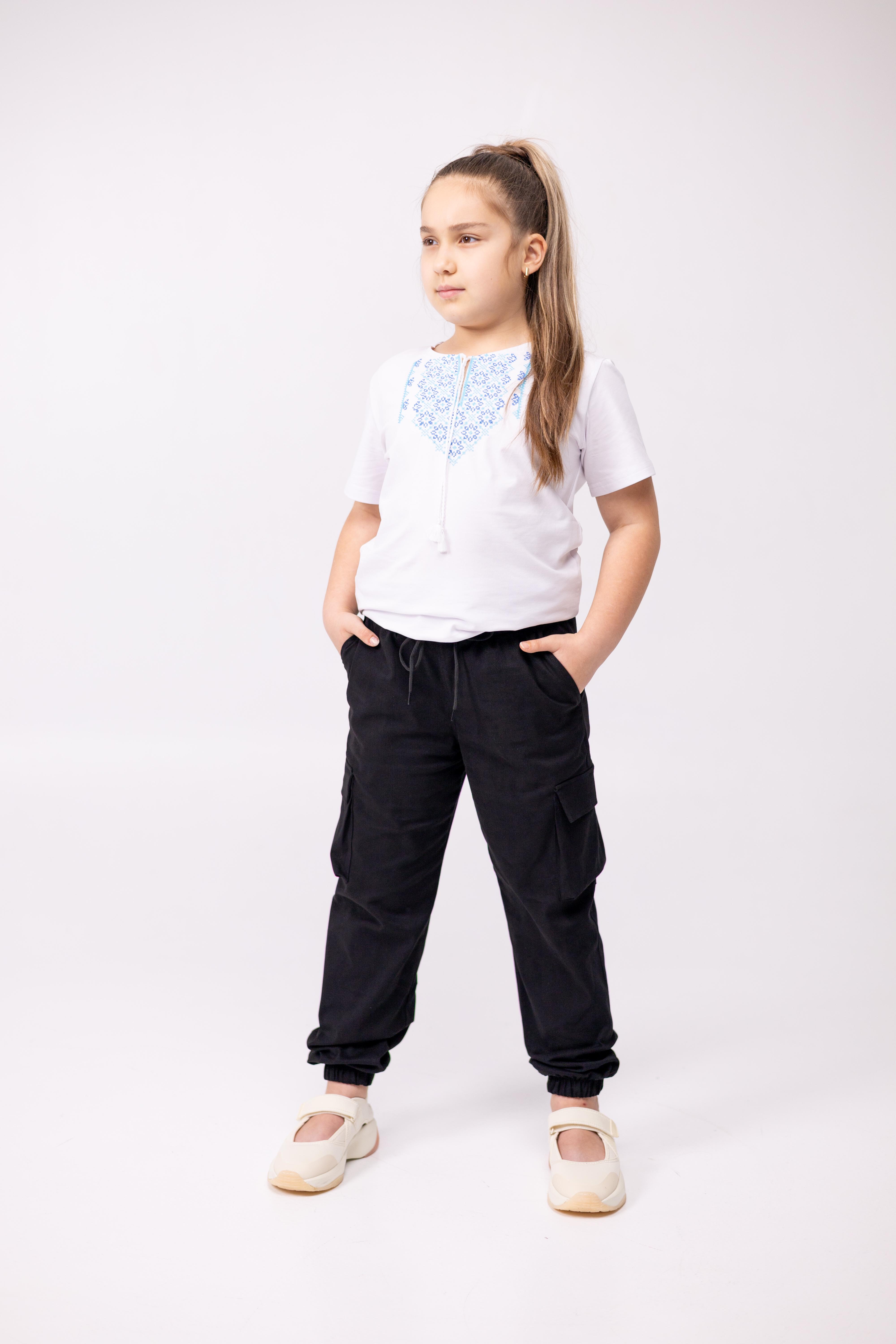 Джогеры детские на девочку демисезонные р. 152 Черный (джЧерный-152д2) - фото 6 Джогеры детские на девочку демисезонные р. 152 Черный (джЧерный-152д2) - фото 6