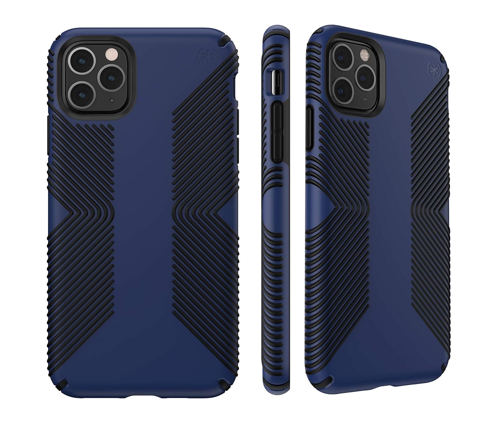 Чехол противоударный с антимикробным покрытием Speck Presidio Grip для Iphone 11 Pro (5.8")  Coastal Blue
