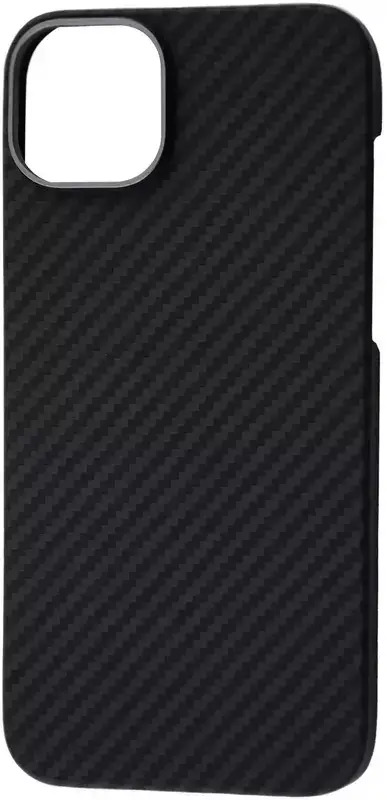 Чехол для iPhone WAVE Premium Carbon Slim Case with MagSafe for iPhone 15 Black