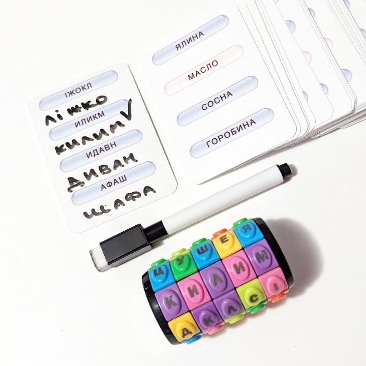 Настільна гра Zoia for Kids Читанка Секрети анаграм з криптексом на 5 рядів (М-012)