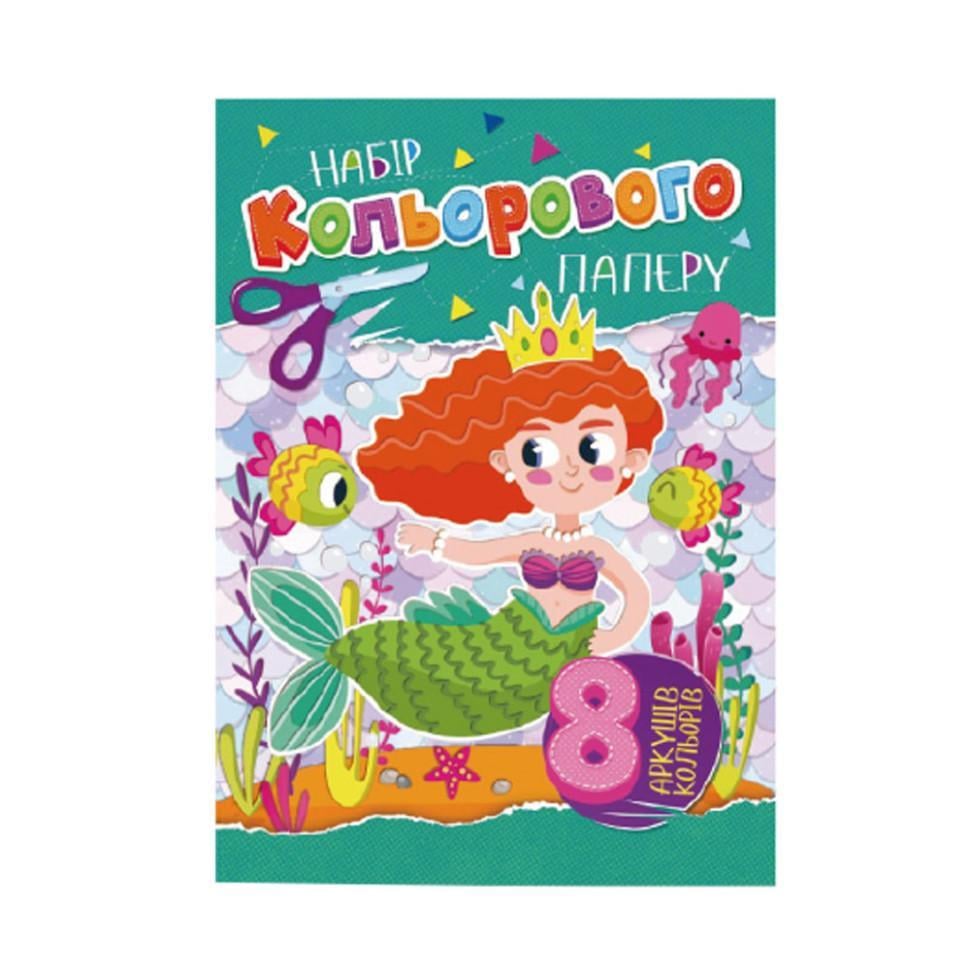 Набір кольорового паперу А4 АП-1201 Вид 3 8 арк. (RLT33613s44528)