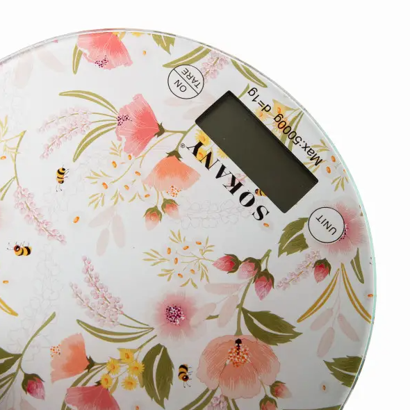 Ваги кухонні електронні Sokany SK-19023 із плоскою платформою до 5 кг Білий (SK-19023ML) - фото 2 Ваги кухонні електронні Sokany SK-19023 із плоскою платформою до 5 кг Білий (SK-19023ML) - фото 2