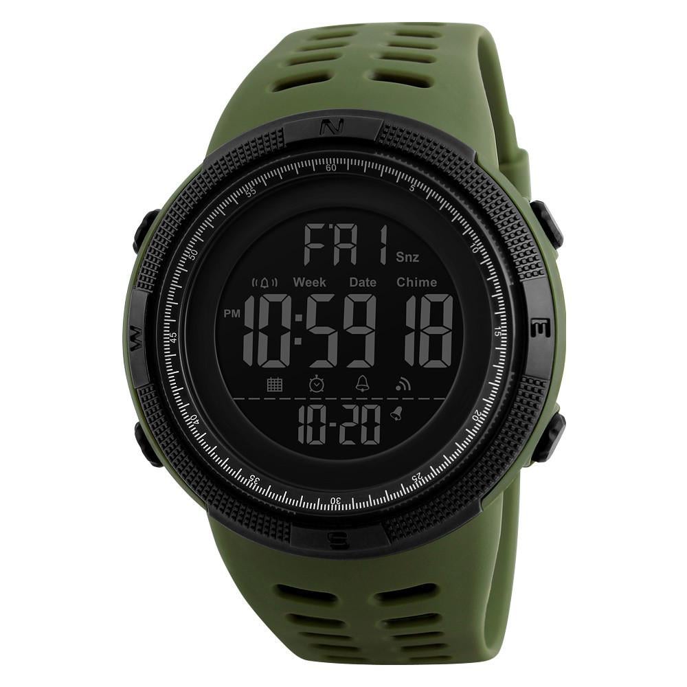Годинник Skmei чоловічий наручний 1251AG watсh Army Green (12296)