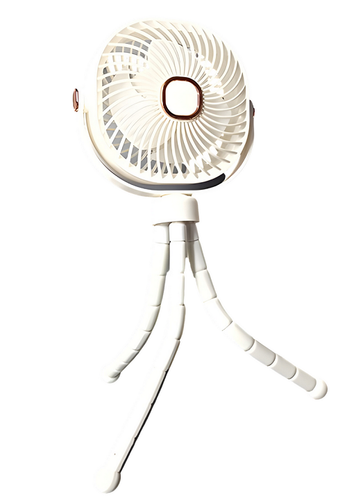 Портативний вентилятор з ніжками Білий (ZB114)