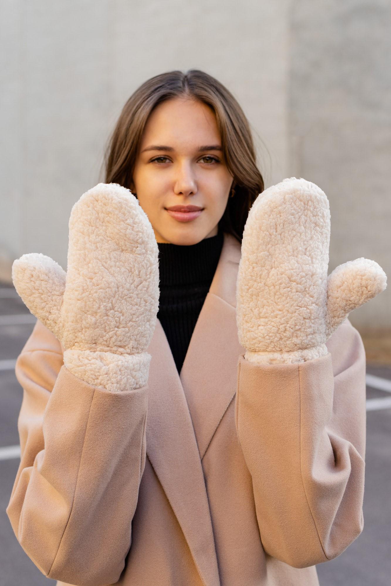 Перчатки Without Teddy Beige (8049102)