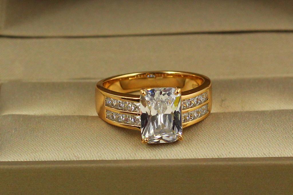 Кольцо Xuping Jewelry Баритон р. 20 Золотистый (27632179)