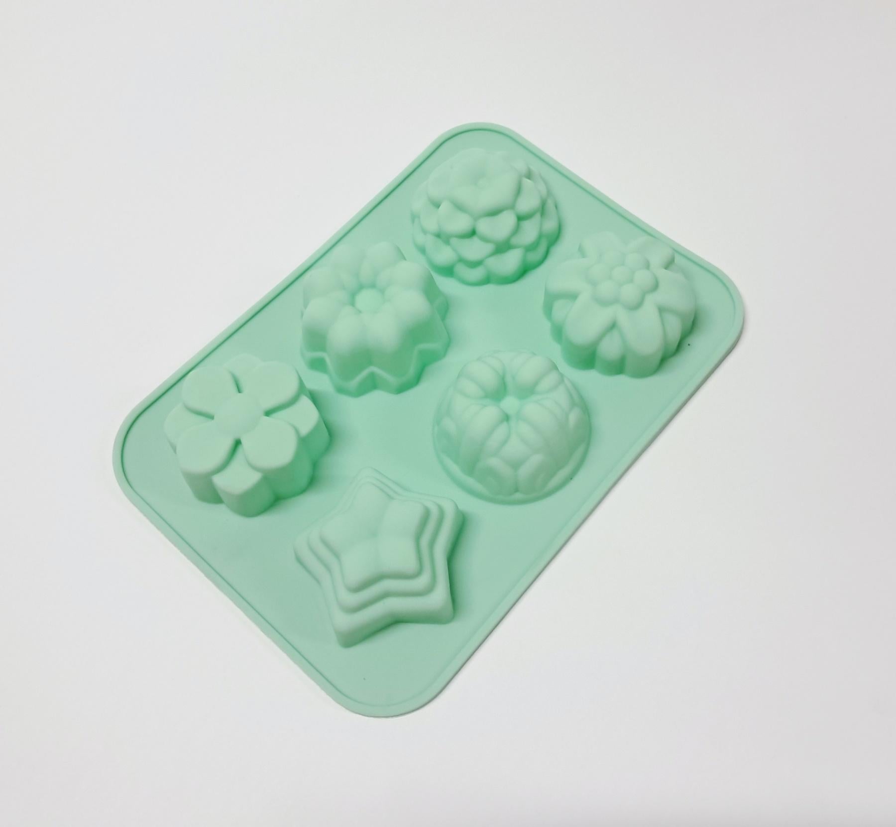 Форма силиконовая для формирования цветочков Зеленый (SD-7869)