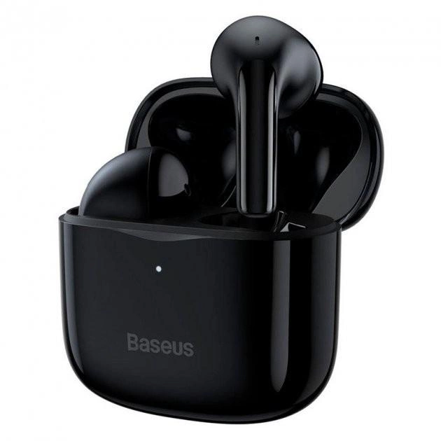 Навушники бездротові Bluetooth Baseus True Wireless Earphones Bowie E3 IP64 BT5.0 35/300 mAh Location OTA Black (NGTW080001) - фото 2