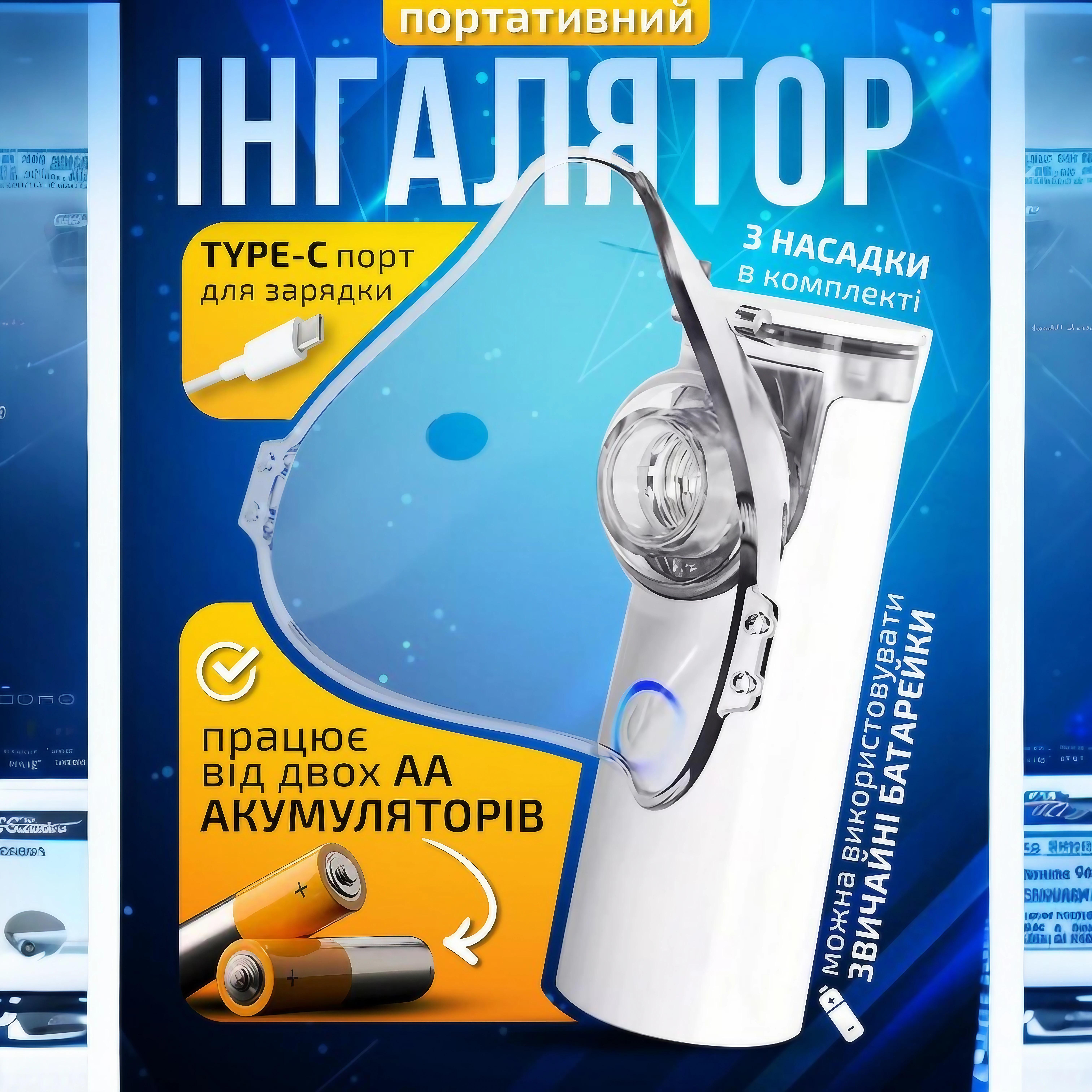 Ингалятор для взрослых и детей портативный ультразвуковой (trx-00009665) - фото 9 Ингалятор для взрослых и детей портативный ультразвуковой (trx-00009665) - фото 9