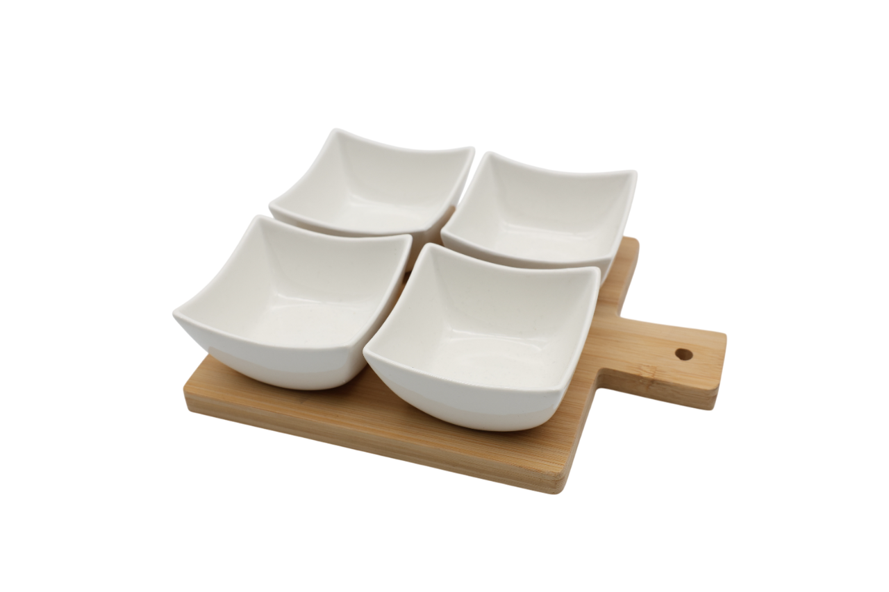 Набор пиал керамических на подставке Eurogold 5 предметов (7112901413)