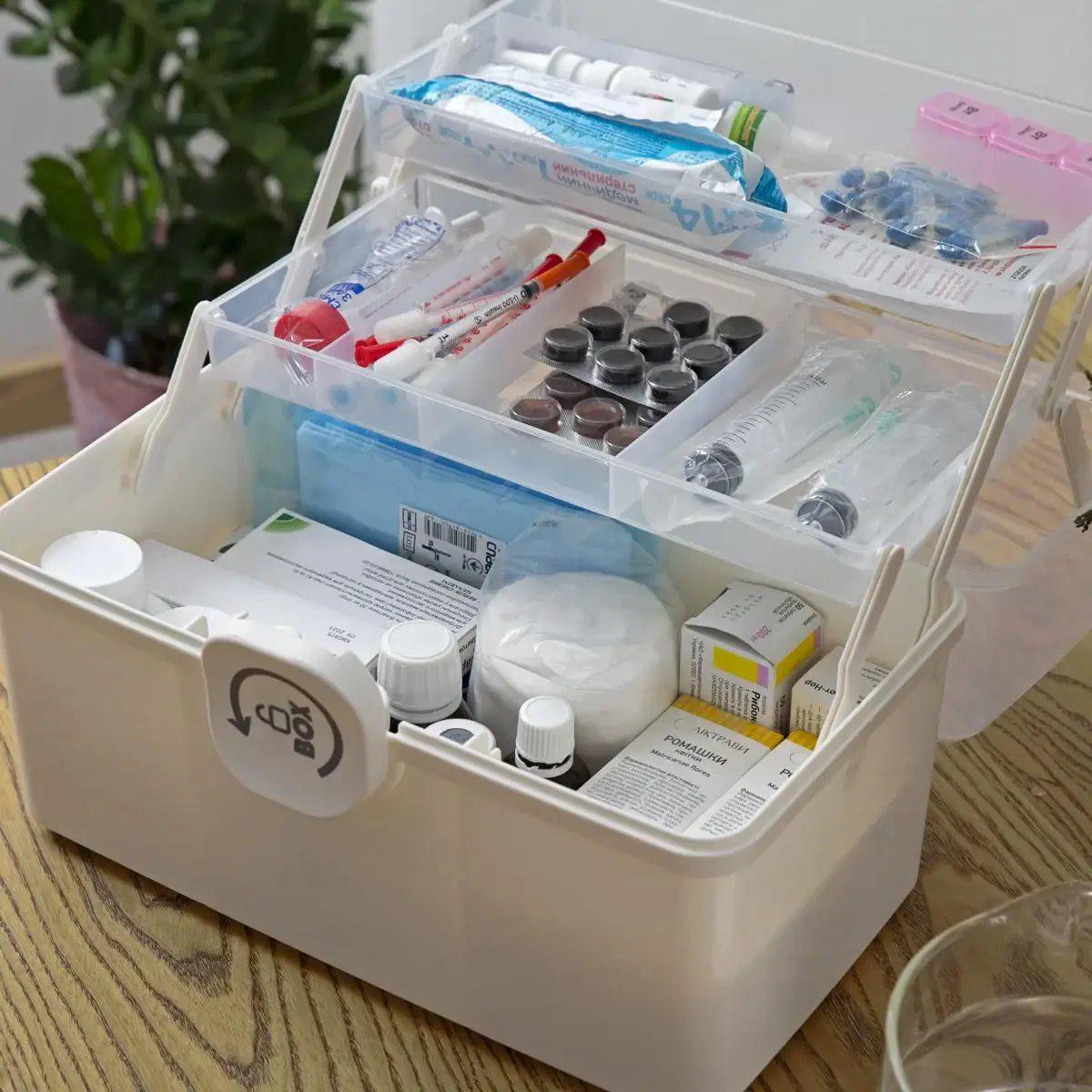 Аптечка пластиковая 28х15х14 см Белый - фото 5 Аптечка пластиковая 28х15х14 см Белый - фото 5