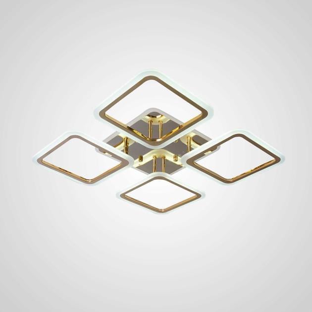 LED-люстра потолочная Valeso V-K39205-4-TL GD 96W (28685579)