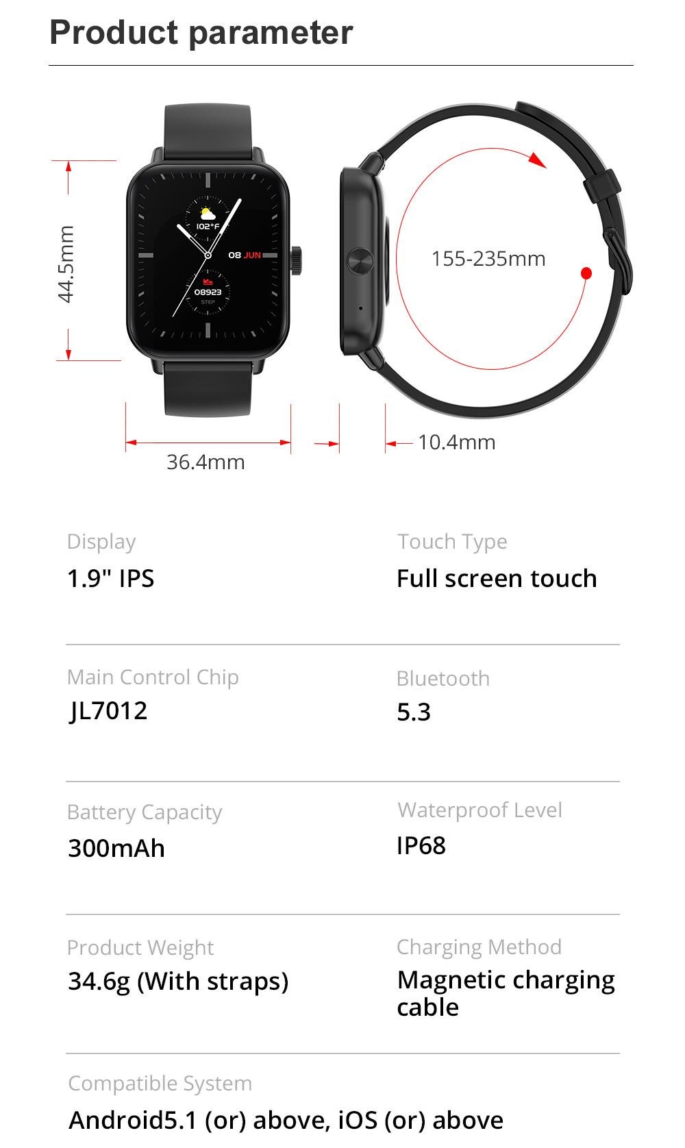 Смарт-годинник COLMi P81 - фото 8 Смарт-годинник COLMi P81 - фото 8