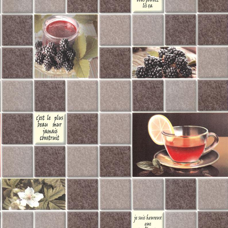 Обои влагостойкие Эксклюзив Люкс на бумажной основе 0,53х10,05 м Коричневый (211-08)