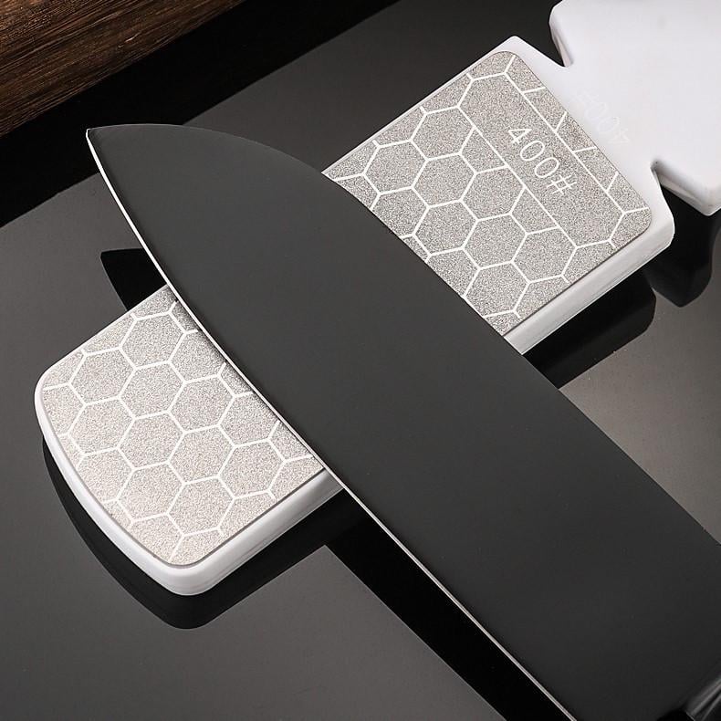 Точильный камень 400/1000 grit грубая и финишная заточка двухсторонний алмазный (137932) - фото 4 Точильный камень 400/1000 grit грубая и финишная заточка двухсторонний алмазный (137932) - фото 4