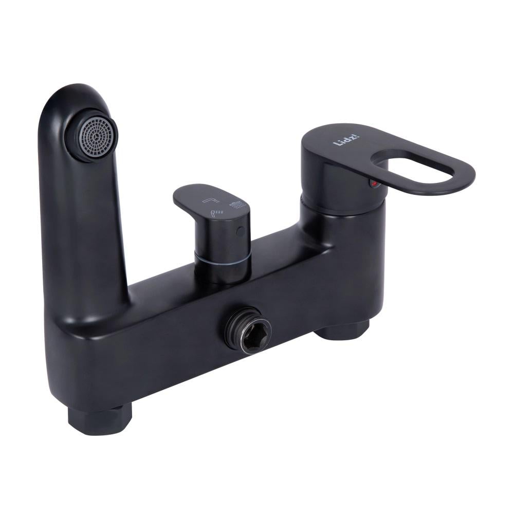 Набор 3в1 в ванную ТМ Lidz душевая система Latwa Black/смеситель для умывальника Latwa Black/смеситель для кухни Aria - фото 3