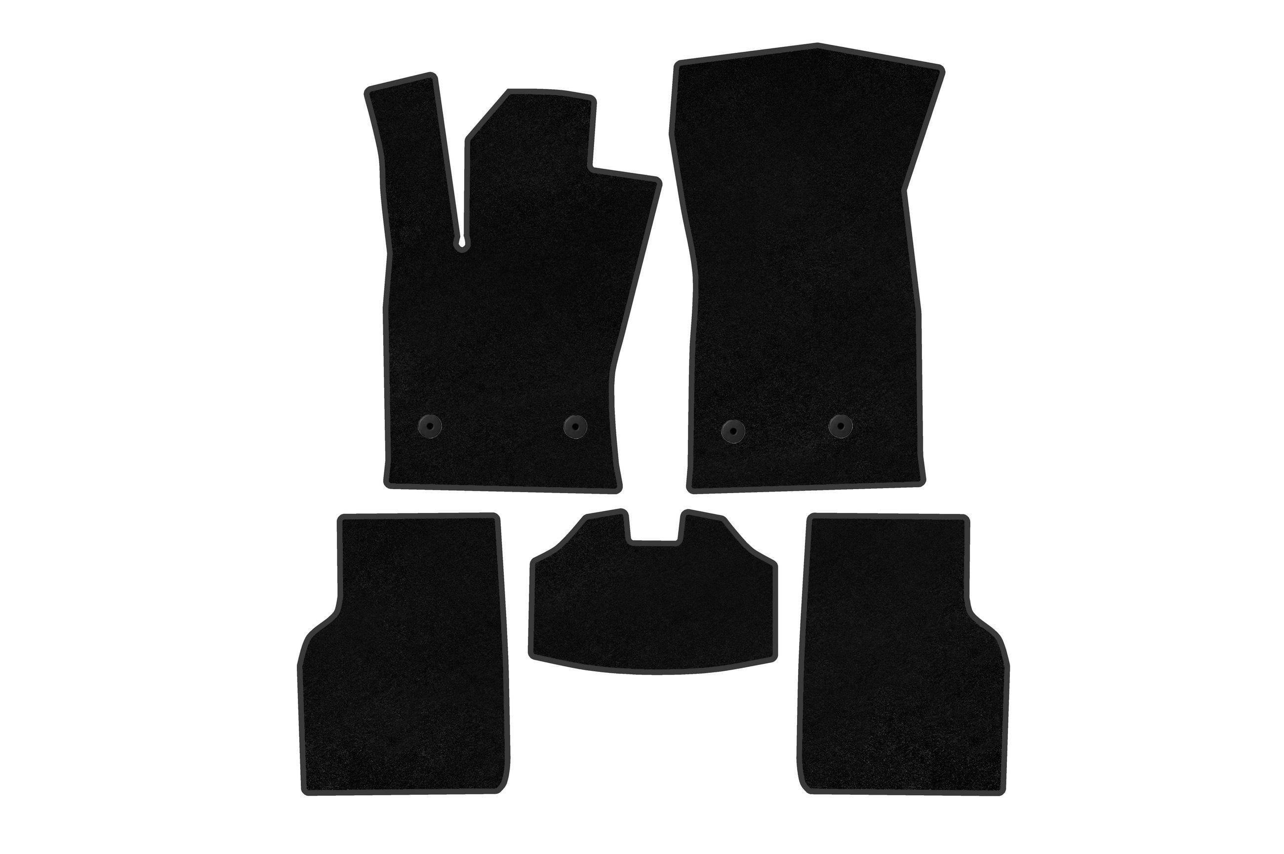 Коврики автомобильные Digital Designs Premium для Jeep Compass 2016- гг. ткань Черный (184933)