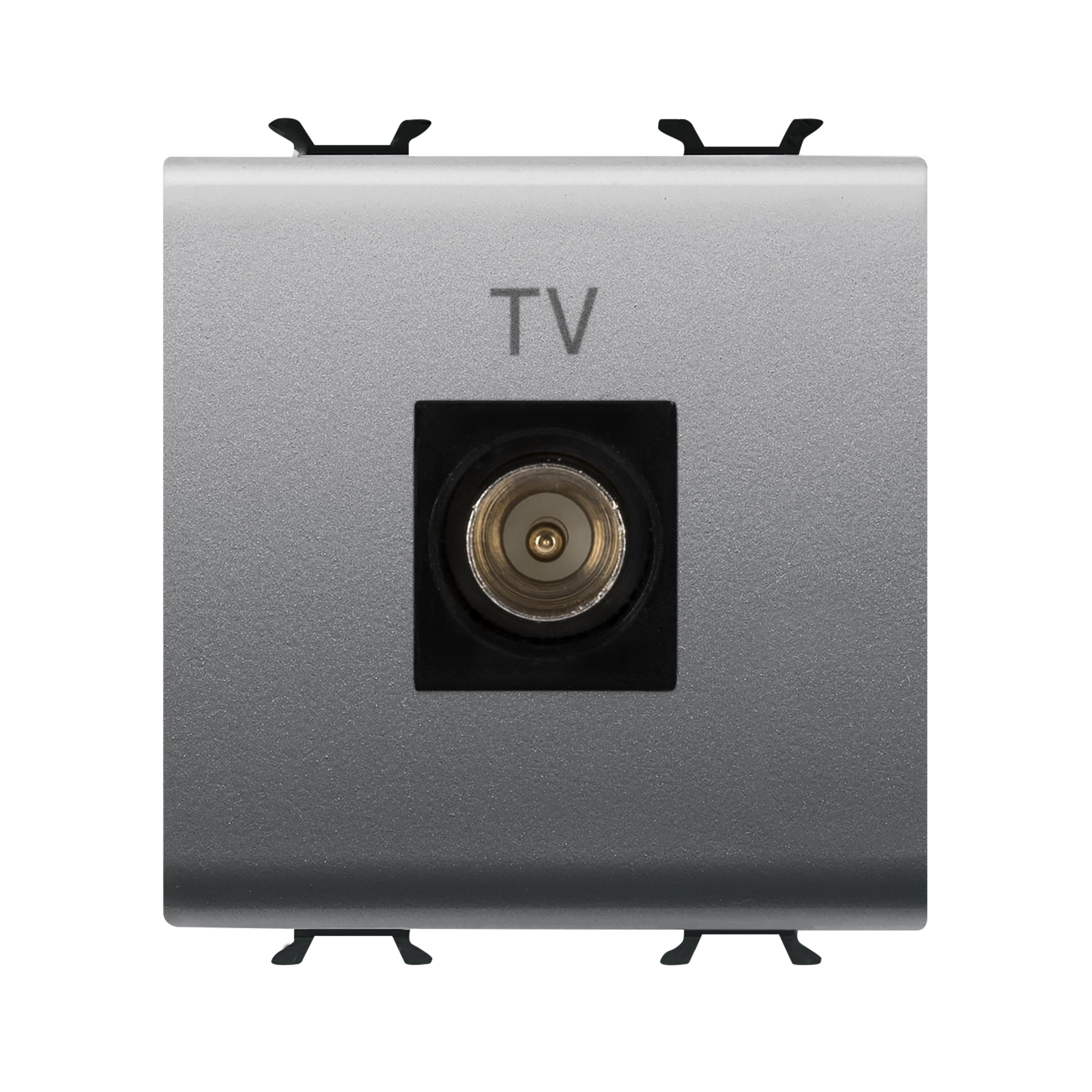 Розетка TV конечная Gewiss Chorusmart Титан (GW14367)