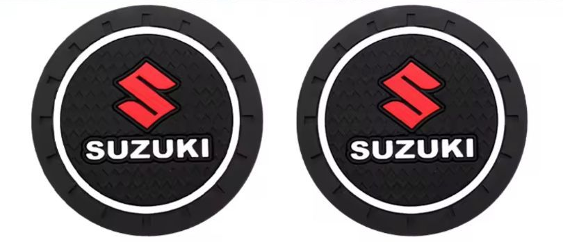 Килимки антиковзаючі SUZUKI в підстаканники 2 шт. (1382544688)