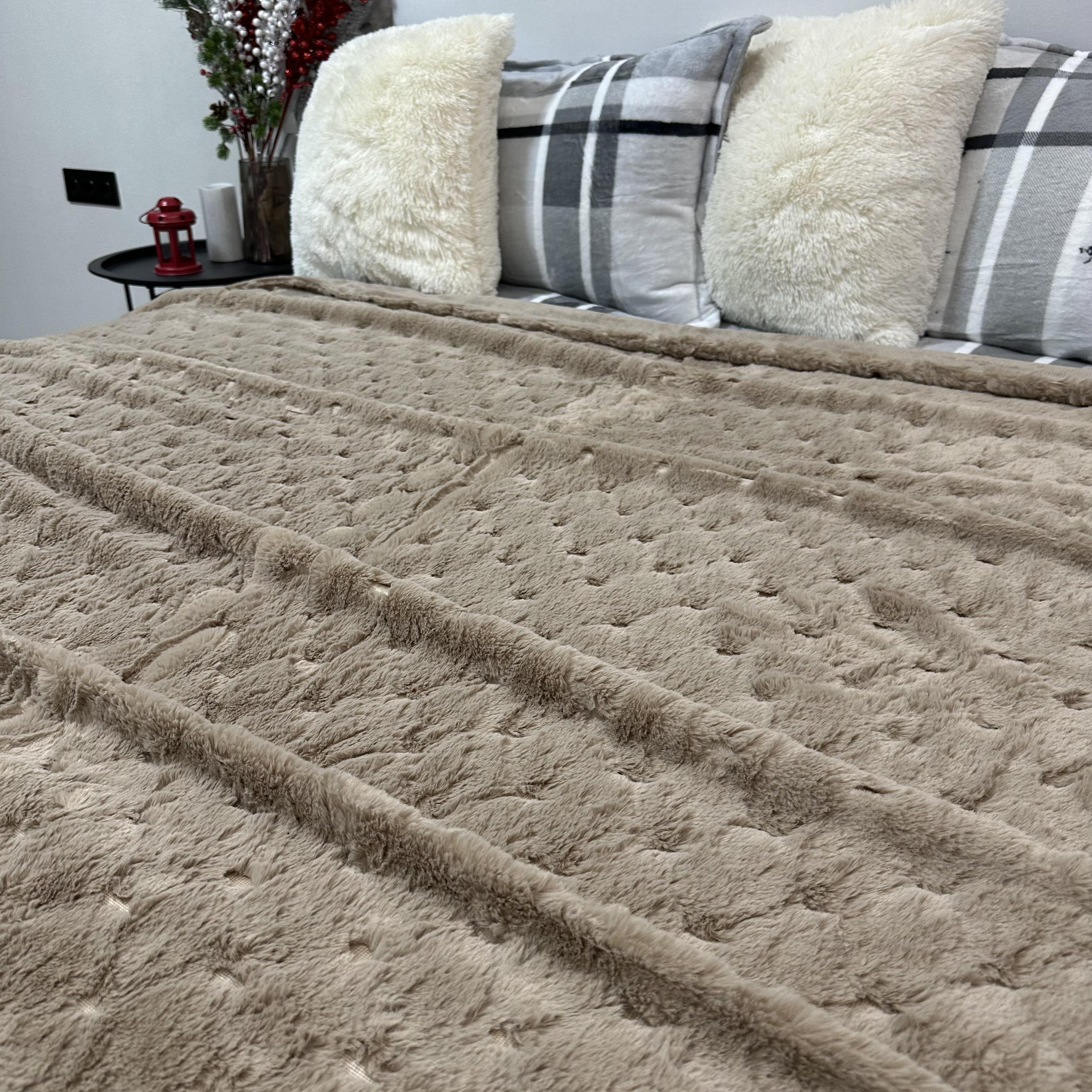 Покрывало микрофибра 200х230 см Кофейный (30111718) - фото 7