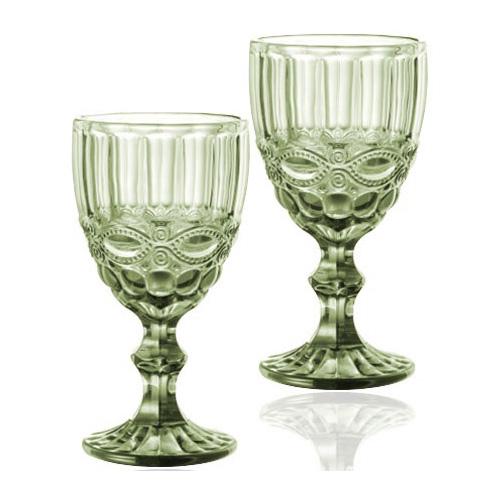 Набір келихів для вина Elodia Вінтаж 340 мл 6 шт. Смарагдовий (ST-9456-GR) - фото 2