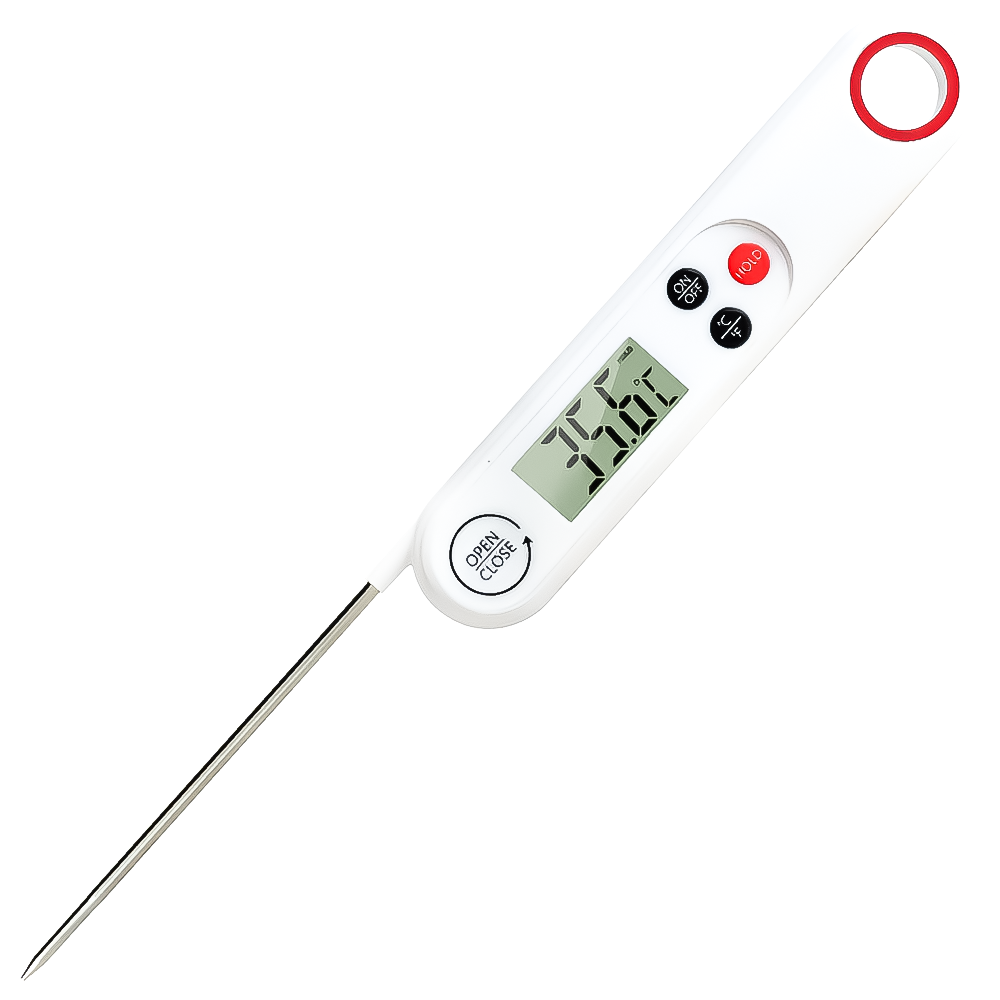 Термометр с магнитом кухонный UChef YZ6014 со складным зондом Белый (1287) - фото 2