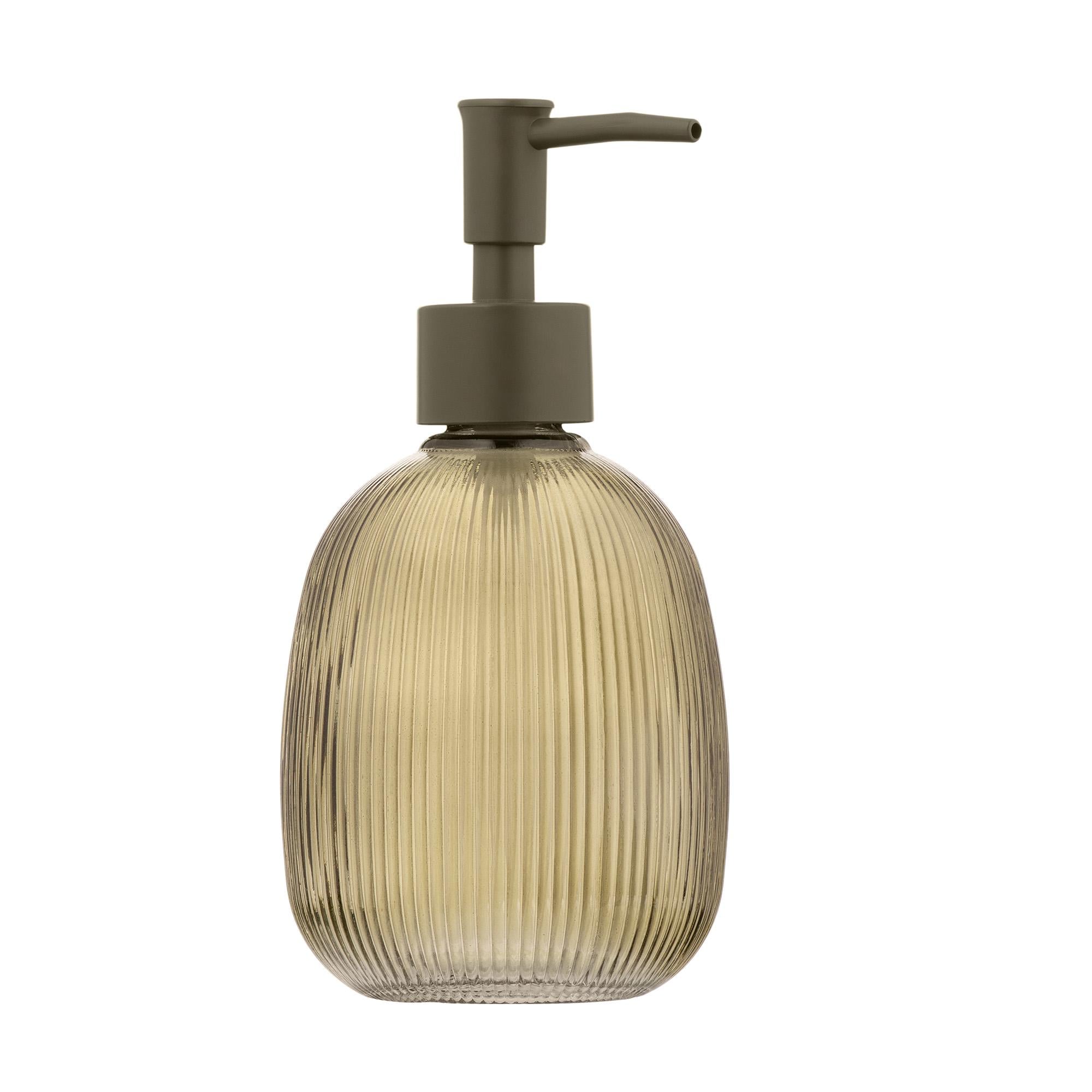 Диспенсер для жидкого мыла ARDESTO Minimalism Mellon 350 мл стеклянный Зеленый (ARHB3165GR)