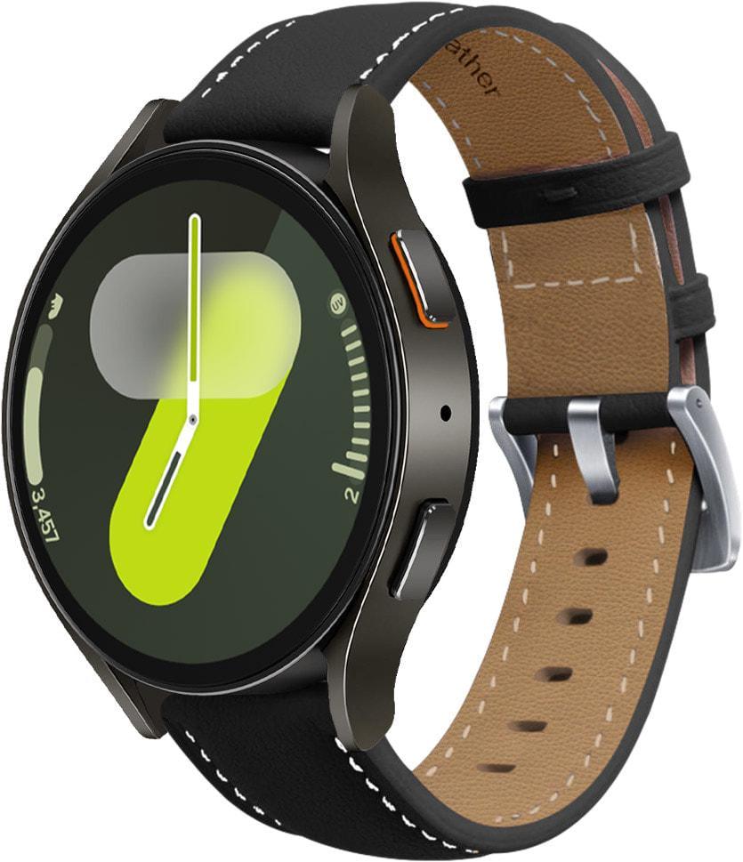 Ремешок кожаный Folsa для Galaxy Watch 7 Black (37465-2B)