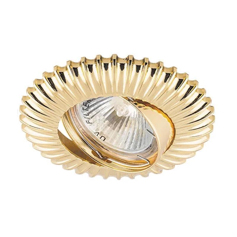 Точечный светильник поворотный Feron DL6213 врезной MR-16 Золотой (00000003607)